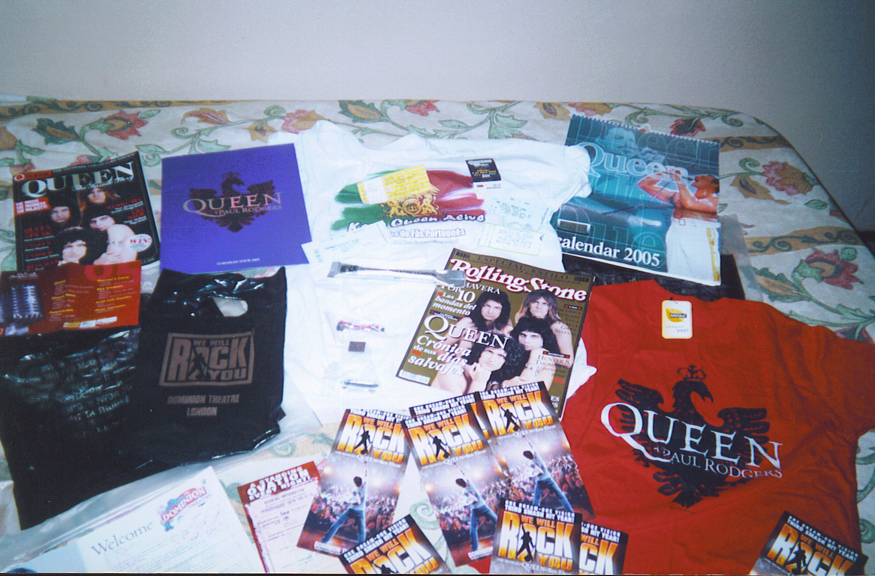 my things bought in shows of the Queen this year